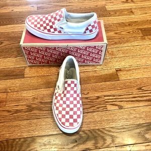 VANS Checkerboard Slip On Shoes
